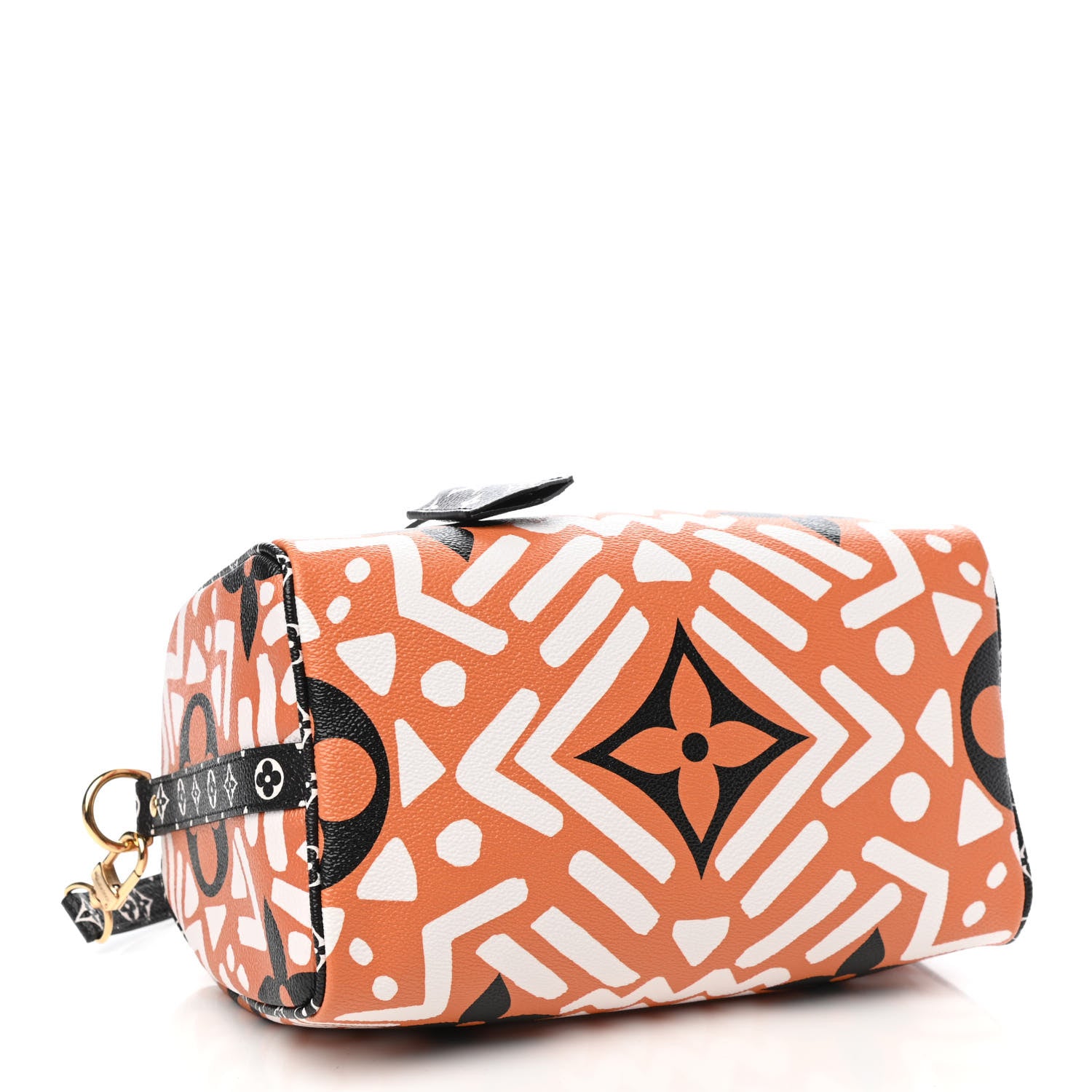 Louis Vuitton Monogram Giant Crafty Speedy Bandouliere 25 Creme Caramel 4 of 9