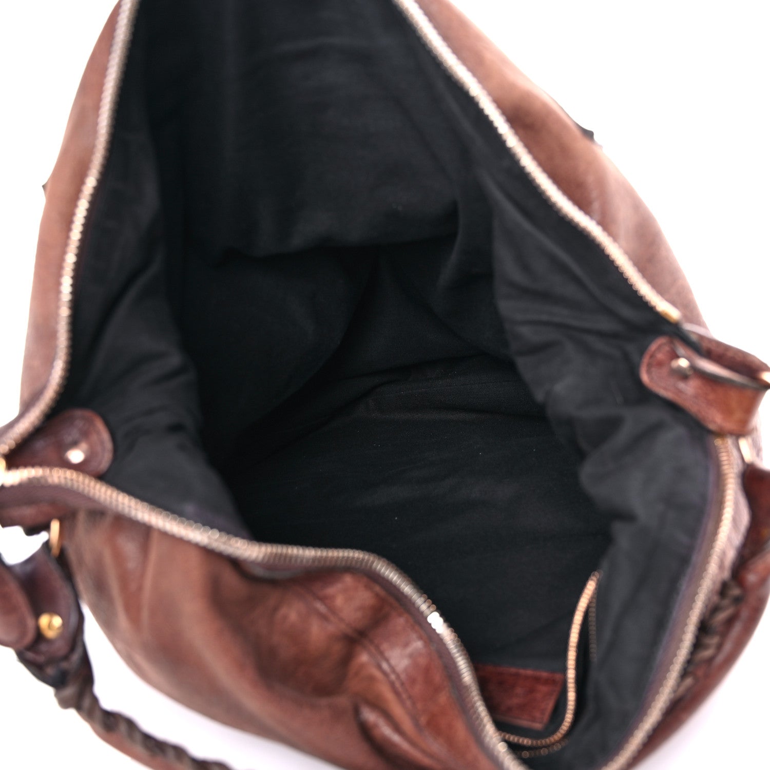 Balenciaga Agneau Giant 21 Rose Gold Hardware Day Hobo Castagna 4 of 18