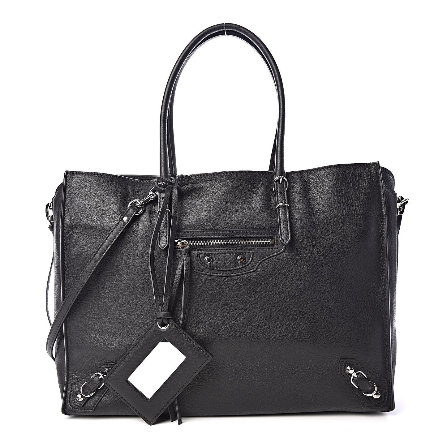 Veau Papier B4 Zip Around Tote Black