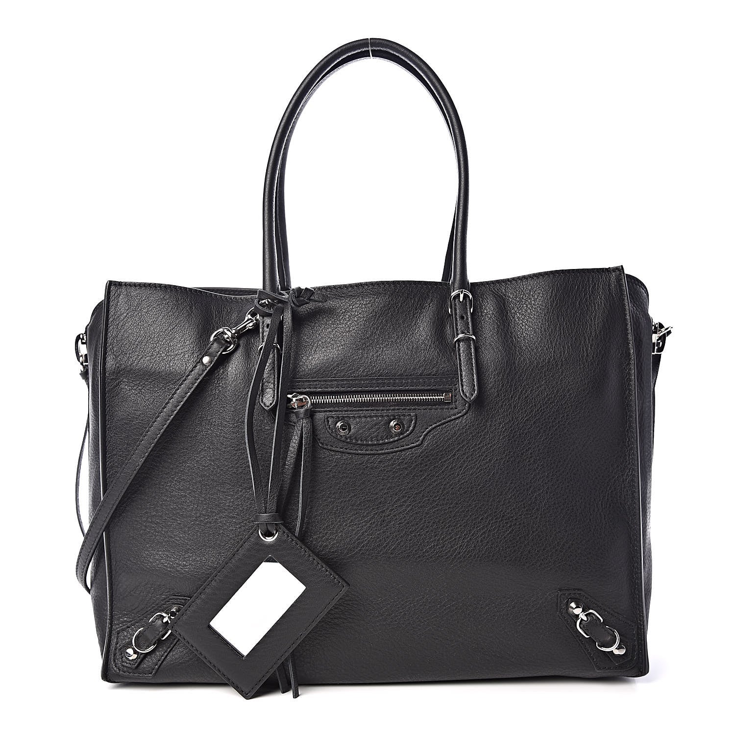 Balenciaga Veau Papier B4 Zip Around Tote Black 1 of 9