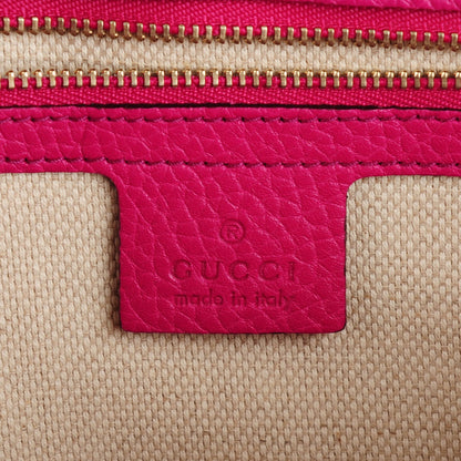 Gucci Cellarius Calfskin Medium Soho Flap Crossbody Bright Bouganville 6 of 7