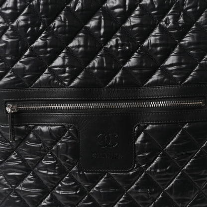 Chanel Nylon Quilted XL Coco Cocoon Backpack Black 7 of 9