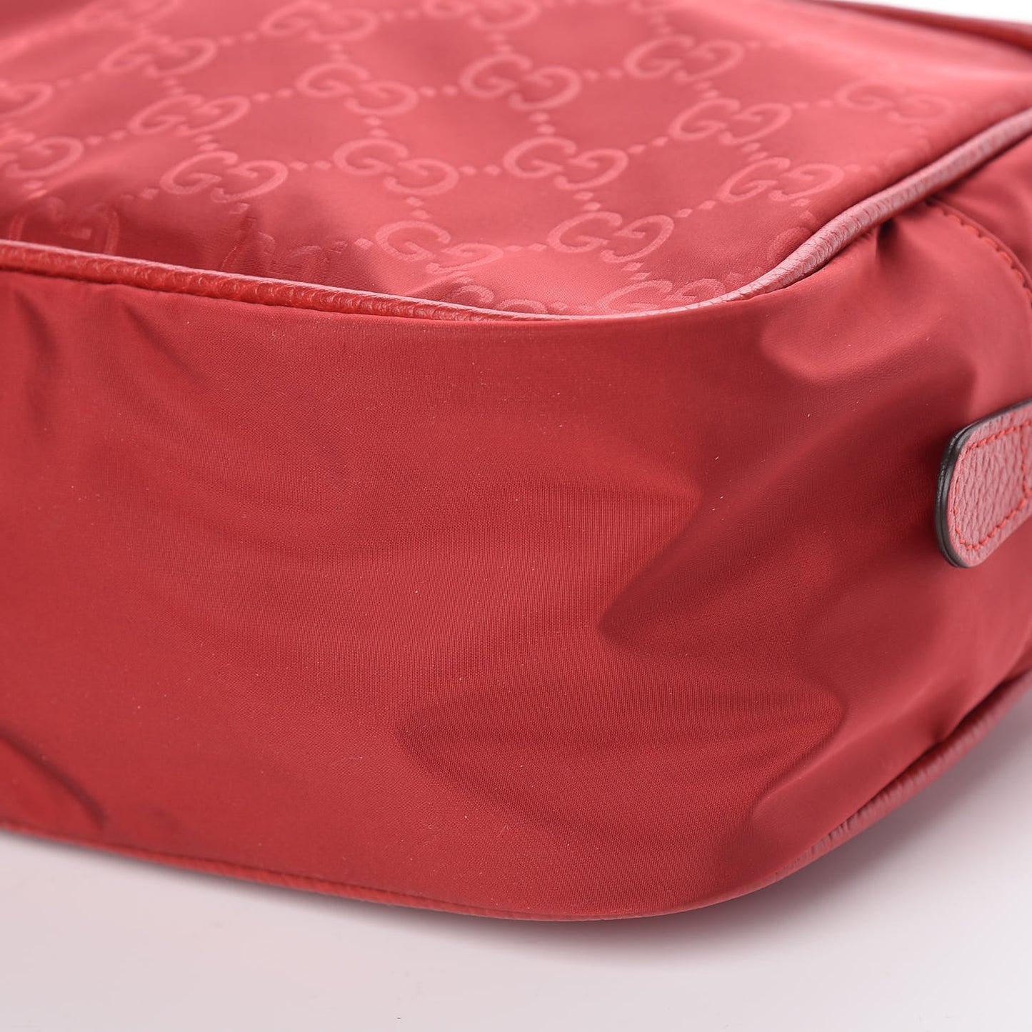 Nylon Monogram Dolmias Pouch Vibrant Red