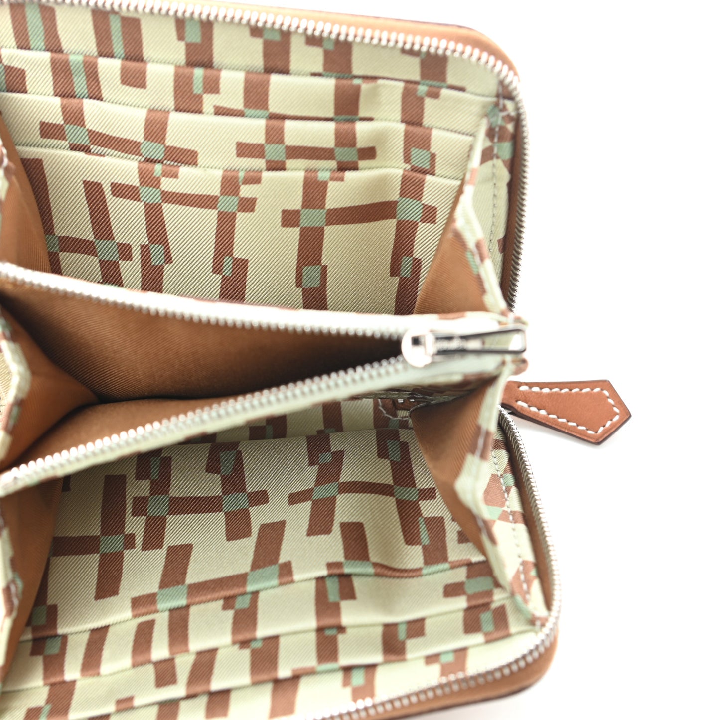 Epsom Silk'in Compact Wallet Gold