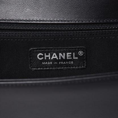 Chanel Calfskin Quilted New Medium Boy Flap So Black 6 of 7