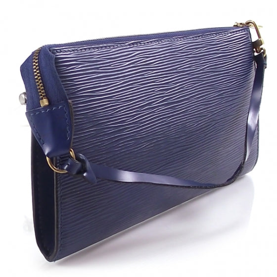 Epi Pochette Blue