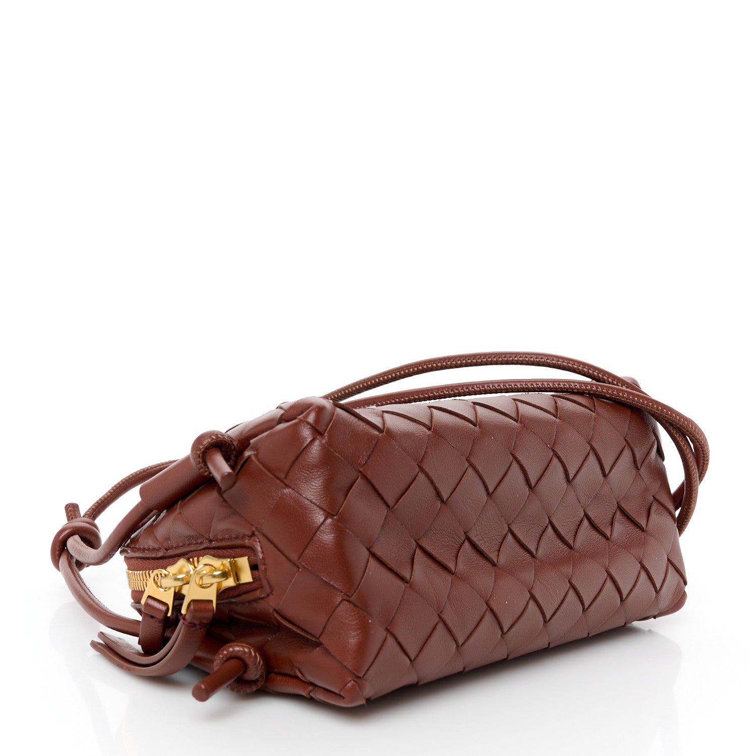 Bottega Veneta Nappa Intrecciato Concert Pouch Sapele 4 of 10