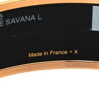 Hermes Enamel Printed Wide Le Marche de Savana Bracelet 65 5 of 5