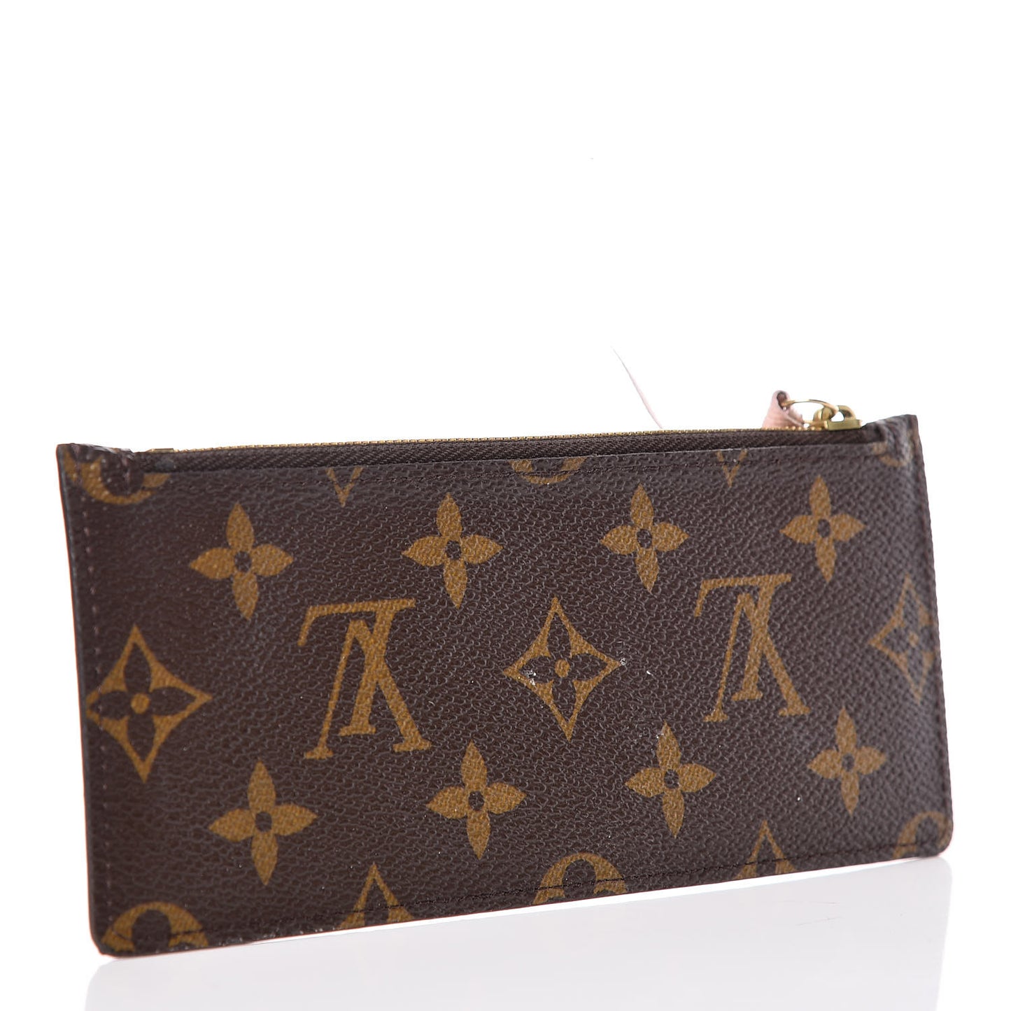 Monogram Josephine Wallet Zippered Insert Rose Ballerine