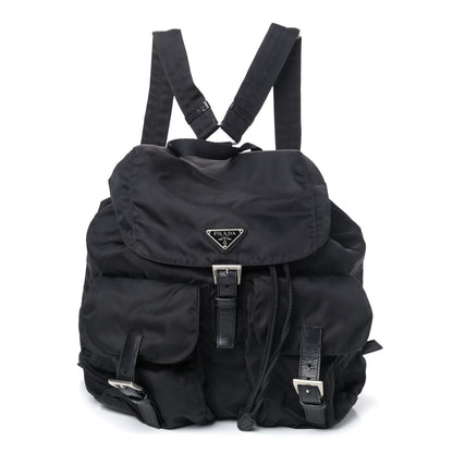 Prada Nylon Vela Medium Backpack Black 1 of 4