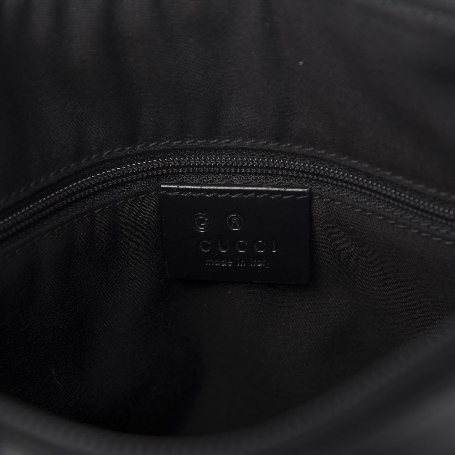 Gucci Nylon Monogram Tote Bag Black 8 of 9