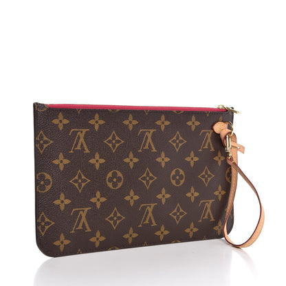 Louis Vuitton Monogram Neverfull MM GM Pochette Pivoine 3 of 8