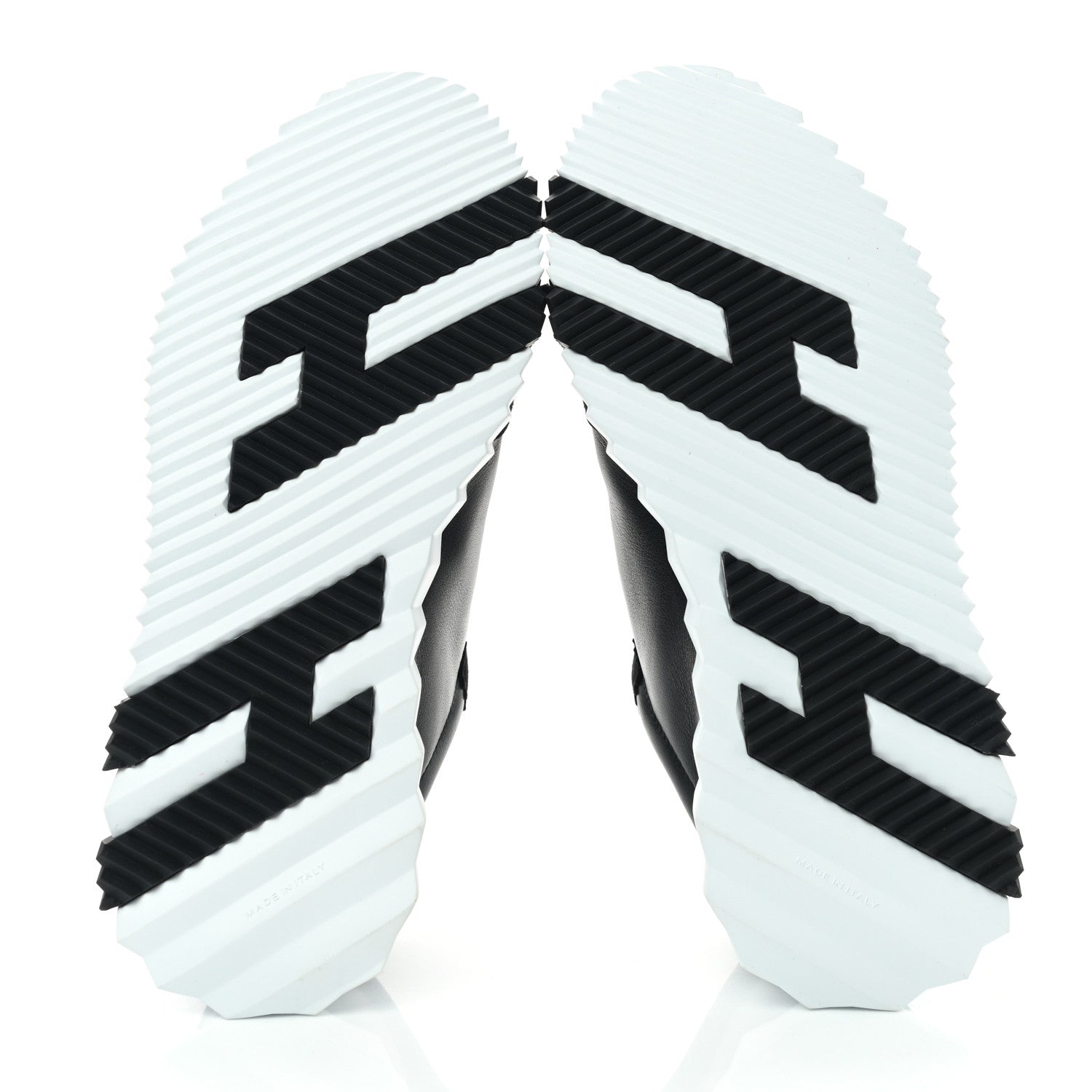 Hermes Goatskin Suede Goatskin Bouncing Sneakers 39.5 Black White 5 of 8