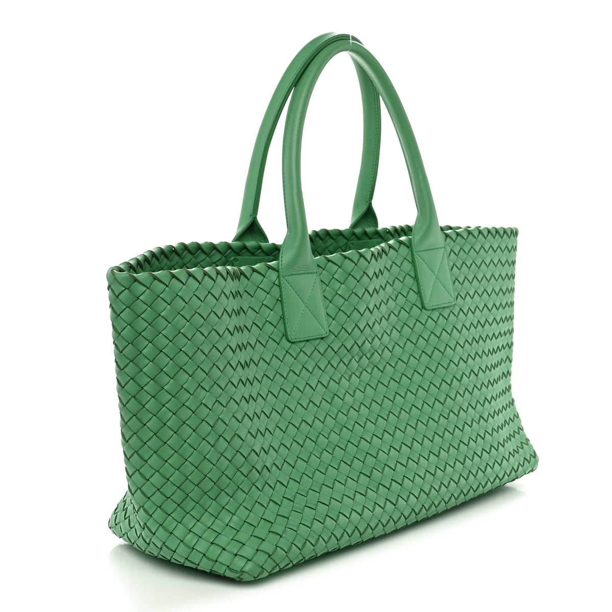 Nappa Intrecciato Medium Cabat Green