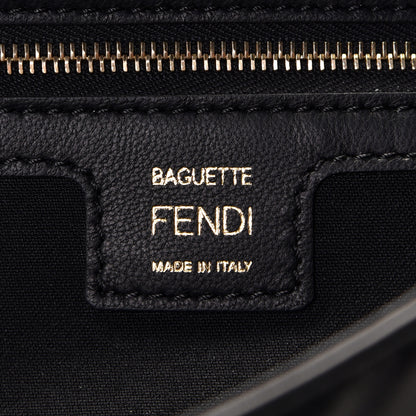 Fendi Nappa FF 1974 Embossed Baguette Black 6 of 8
