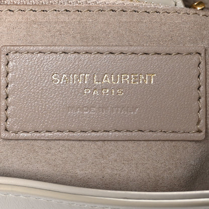 Saint Laurent Smooth Calfskin Le 5 A 7 Hobo Crema Soft 6 of 10