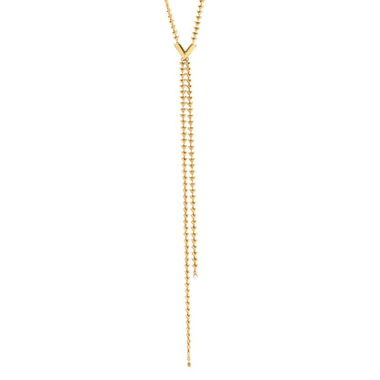 Louis Vuitton Petit Essential V Chain Necklace Gold 1 of 6