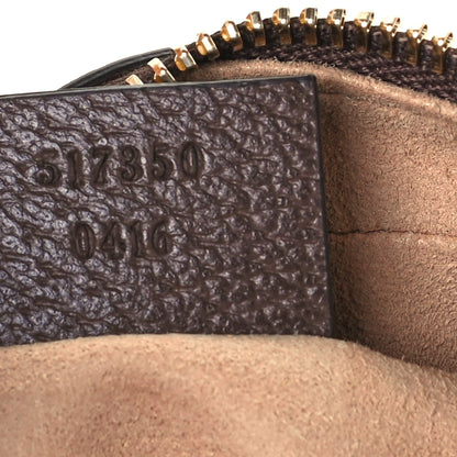 Gucci GG Supreme Monogram Web Mini Ophidia Shoulder Bag Brown 9 of 15