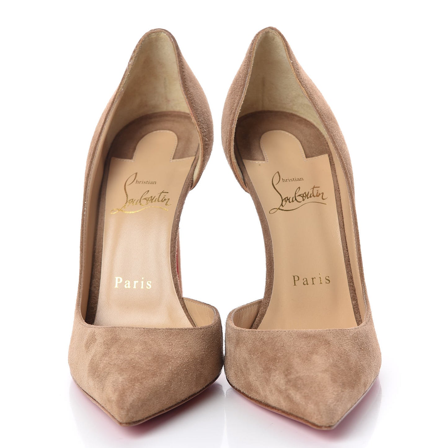 Veau Velours Iriza 100 Pumps 37.5 Cappuccino