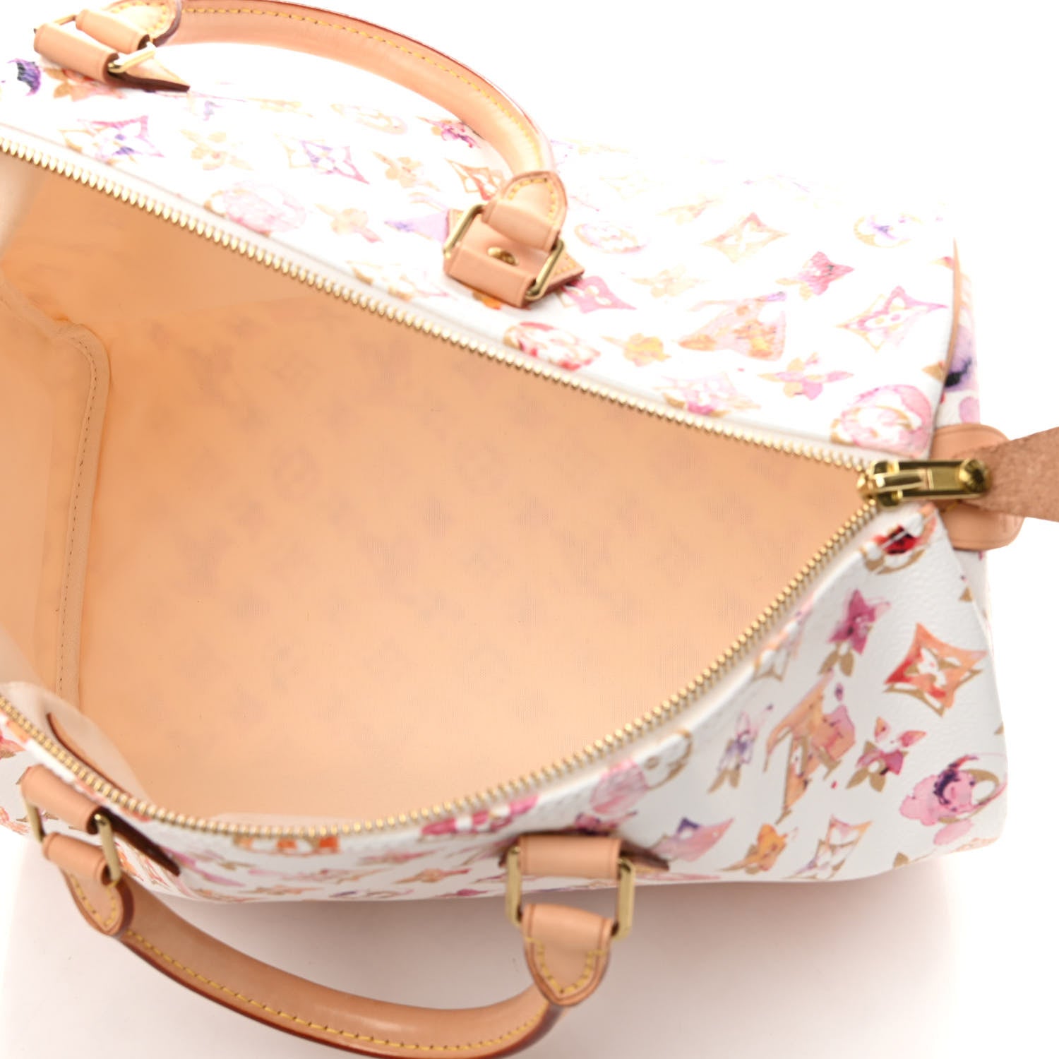 Louis Vuitton Watercolor Aquarelle Speedy 35 White 5 of 10