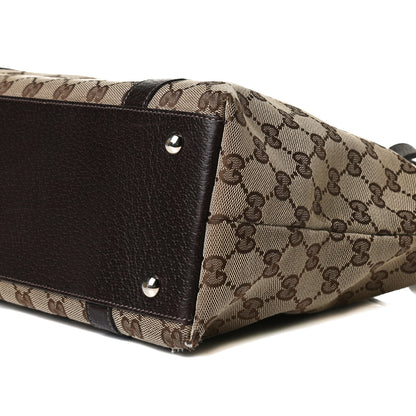 Gucci Monogram Medium Abbey Tote Dark Brown 11 of 20