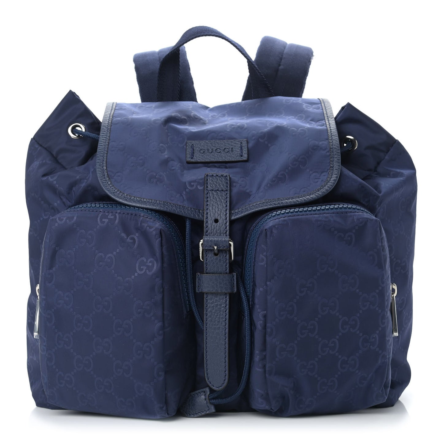Nylon Monogram Medium Light Single Buckle Backpack Tide