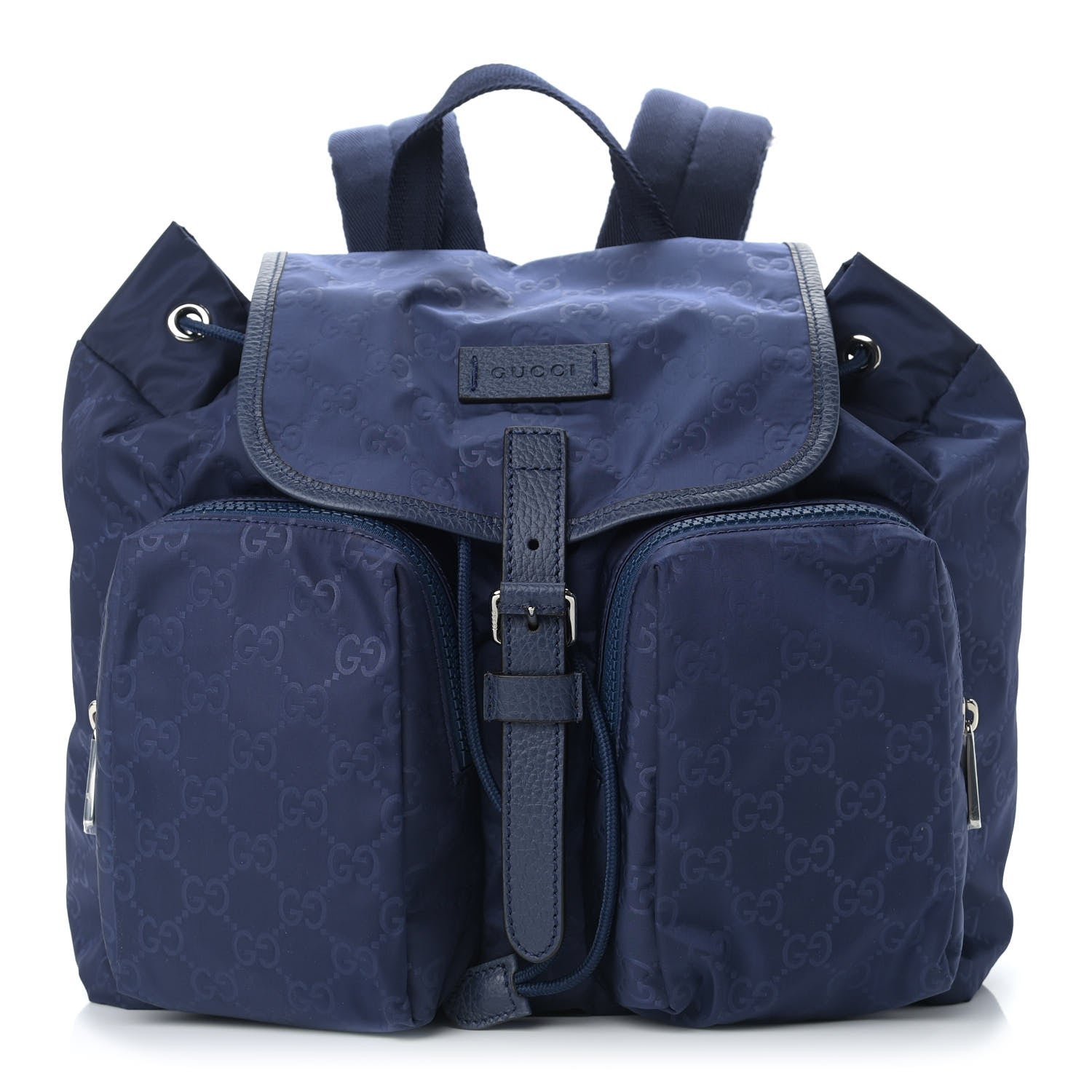 Gucci Nylon Monogram Medium Light Single Buckle Backpack Tide 1 of 10