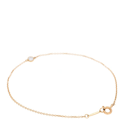 Tiffany 18K Yellow Gold Diamond .08ct Elsa Peretti Diamonds By The Yard Bracelet 2 of 5