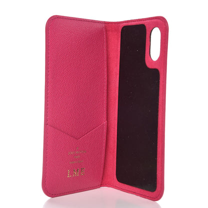 Louis Vuitton Monogram iPhone X Folio Case Rose Pop 5 of 6