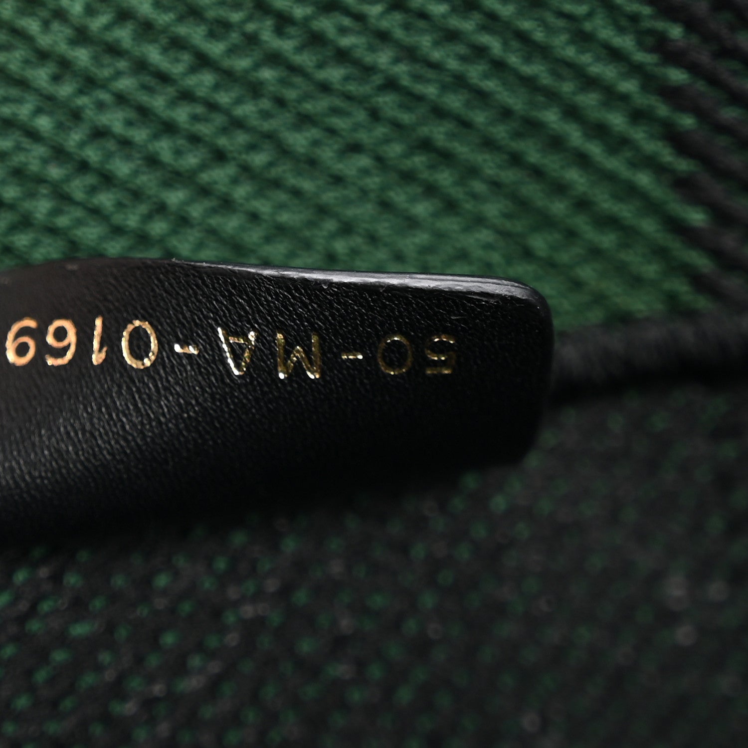 Christian Dior Canvas Embroidered Checkered Book Tote Black Green 7 of 12