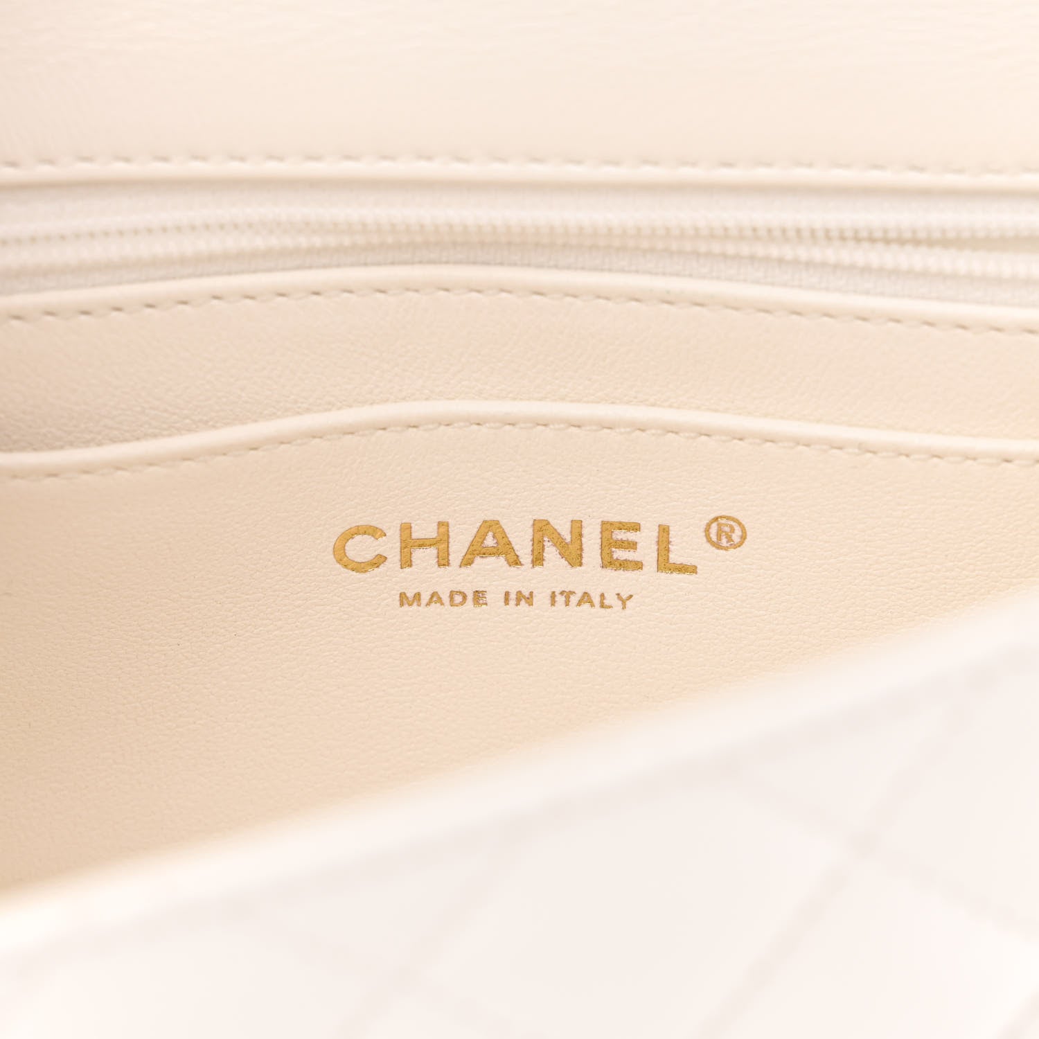 Chanel Lambskin Quilted Mini Crystal Top Handle Rectangular Flap White 6 of 12