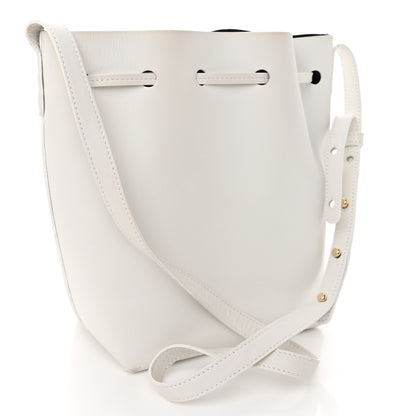 Mansur Gavriel Calfskin Mini Bucket Bag White 3 of 9