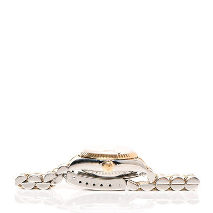 Rolex Stainless Steel 18K Yellow Gold 26mm Oyster Perpetual Datejust Watch White Jubilee 79173 5 of 7