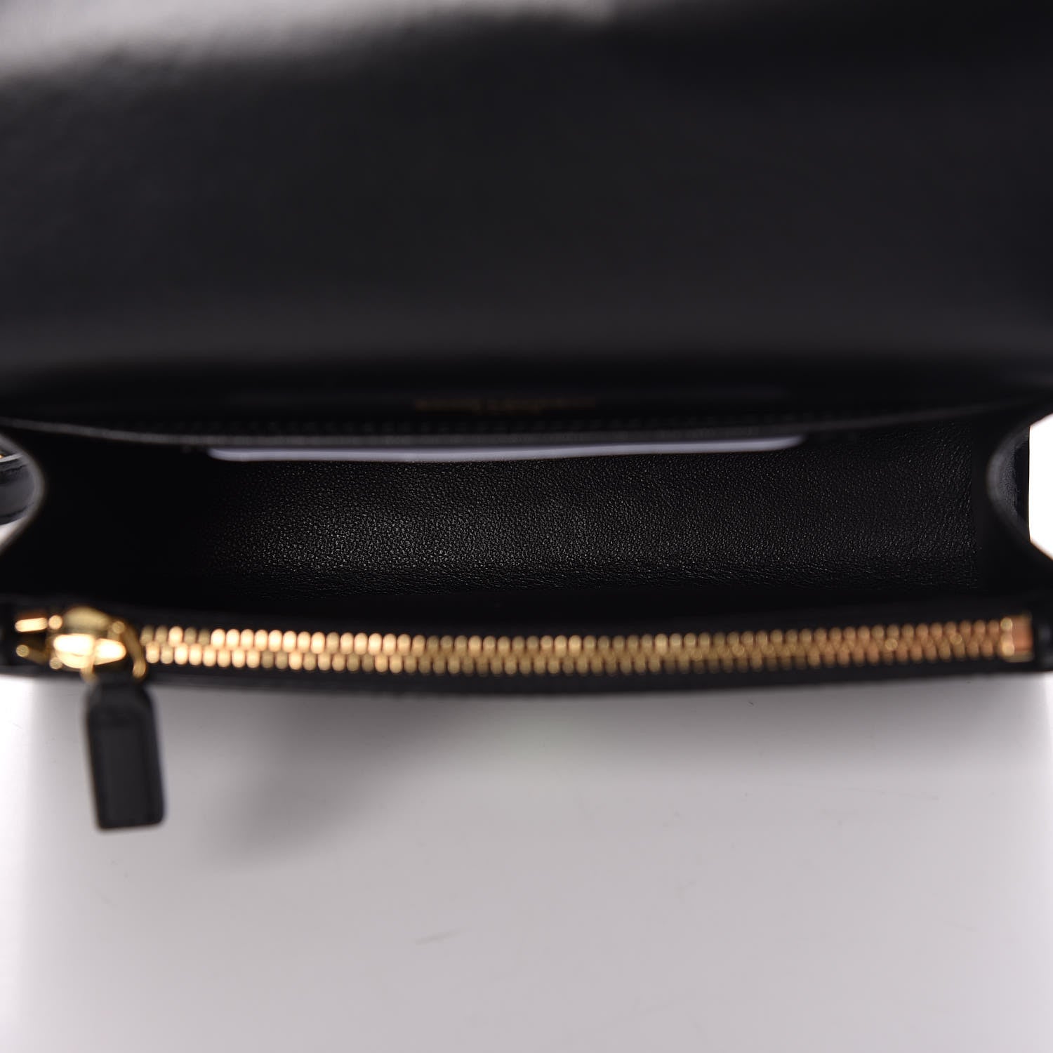 Saint Laurent Smooth Calfskin Monogram Kate Belt Bag Black 5 of 9