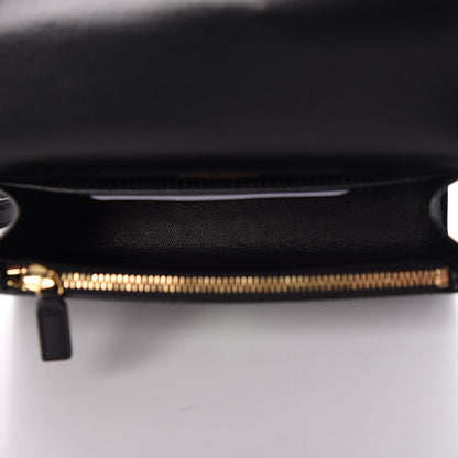 Saint Laurent Smooth Calfskin Monogram Kate Belt Bag Black 5 of 9