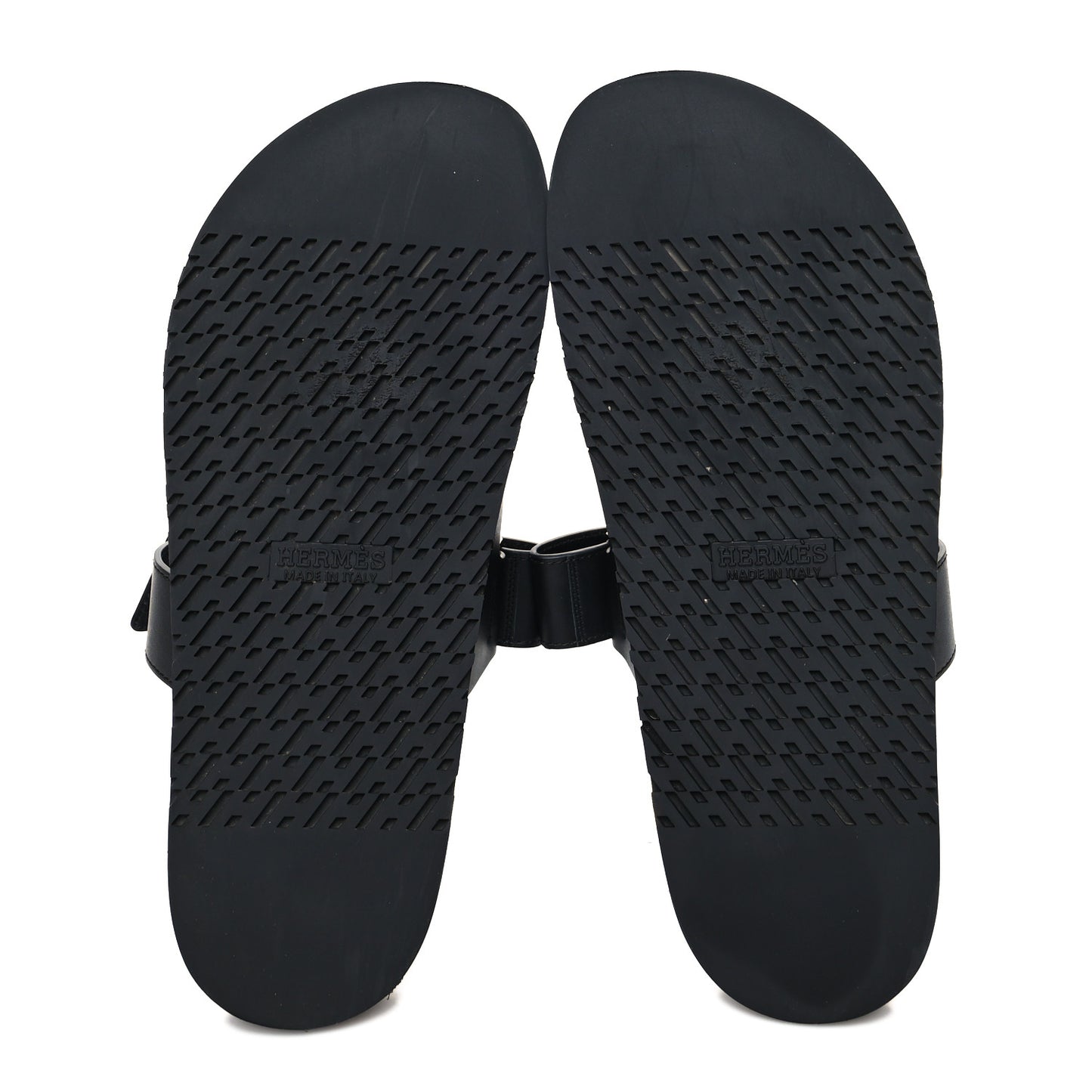 Calfskin Mens Chypre Sandals 42.5 Black
