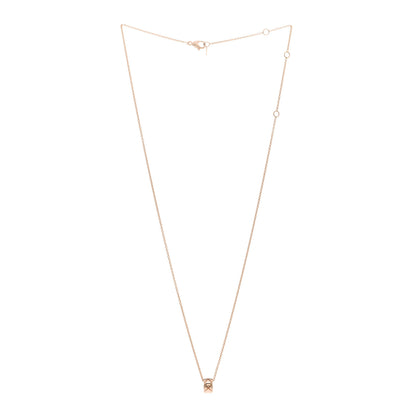 Chanel 18K Beige Gold Coco Crush Round Pendant Necklace 3 of 5