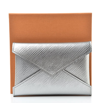 Louis Vuitton Metallic Epi Medium Kirigami Pochette Insert Silver 9 of 9