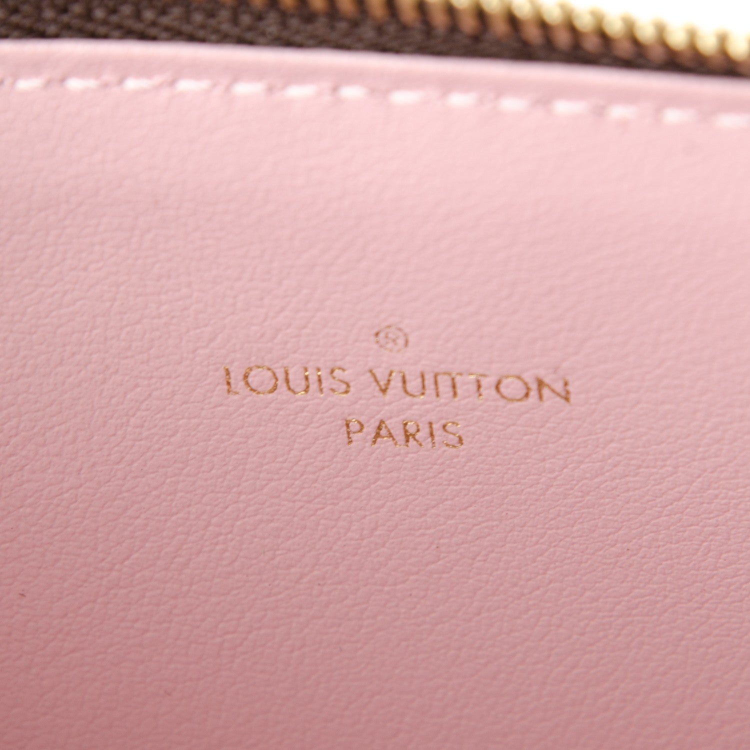 Louis Vuitton Monogram Felicie Chain Wallet Zippered Insert 6 of 6