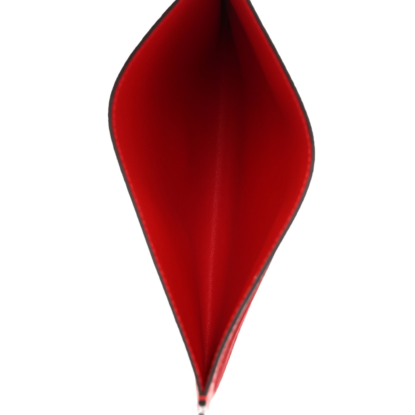 Calfskin Felicie Card Holder Insert Cherry
