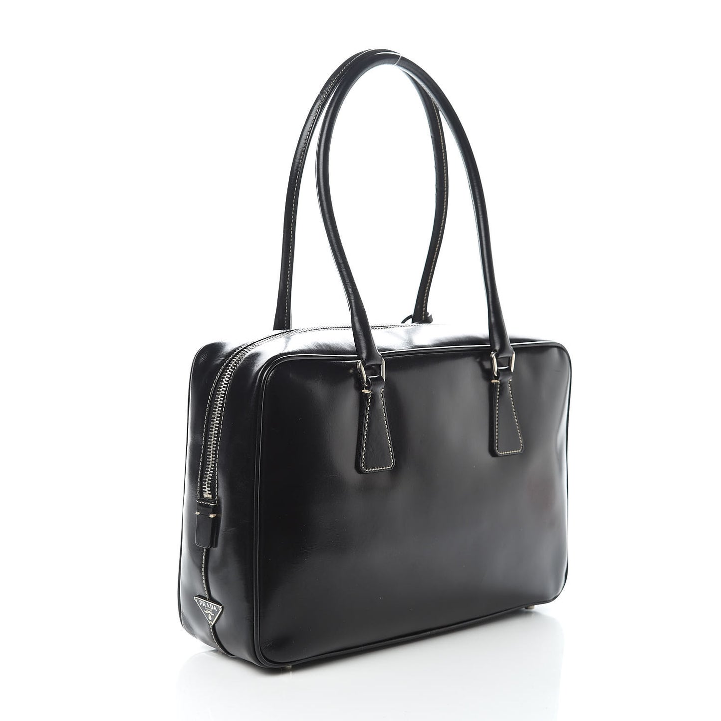 Vitello Box Bauletto Black