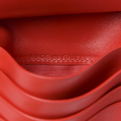 Christian Louboutin Patent Embossed Bi-Fold Wallet Silver 6 of 7