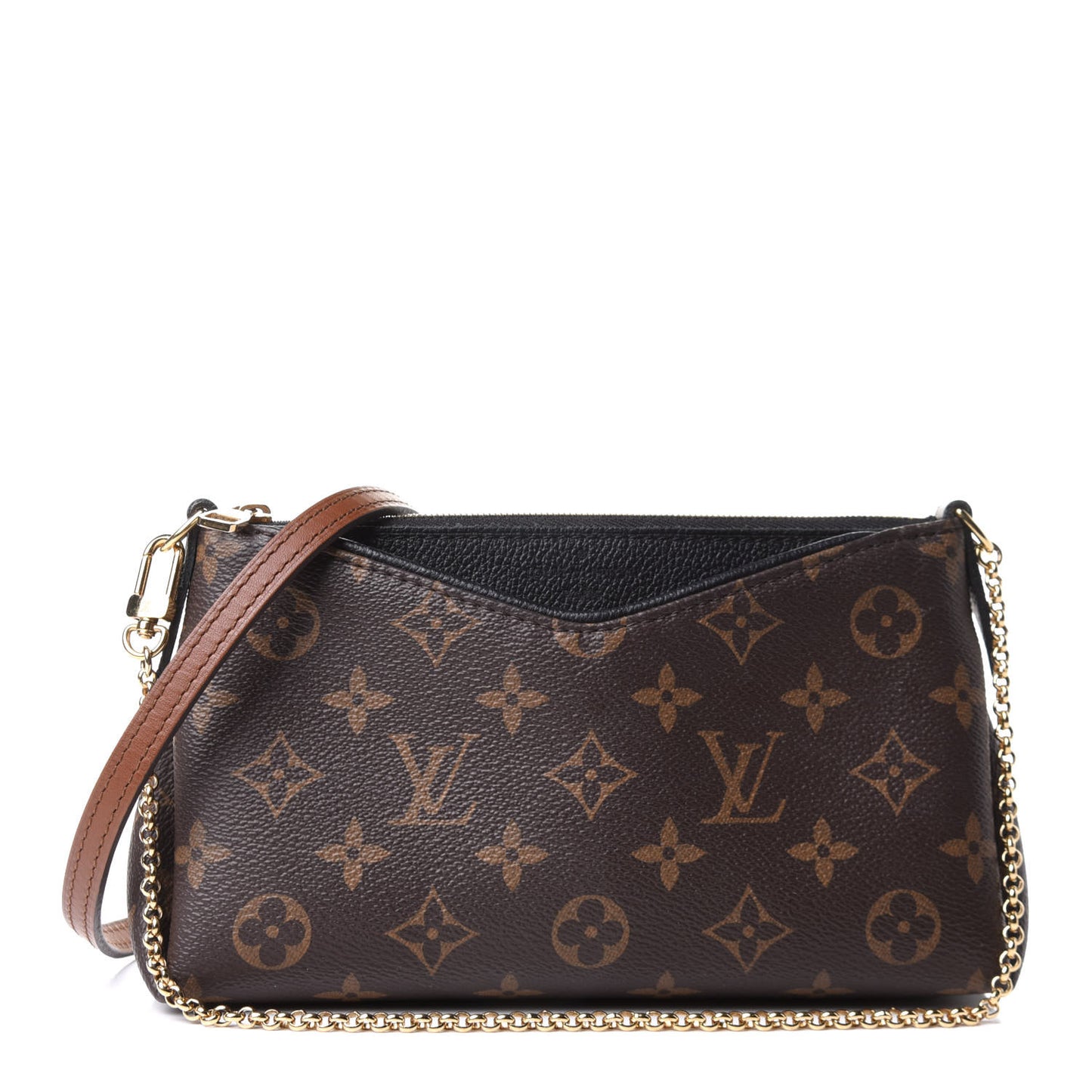 Monogram Pallas Clutch Black