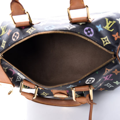 Louis Vuitton Monogram Multicolor Speedy 30 Black 5 of 25