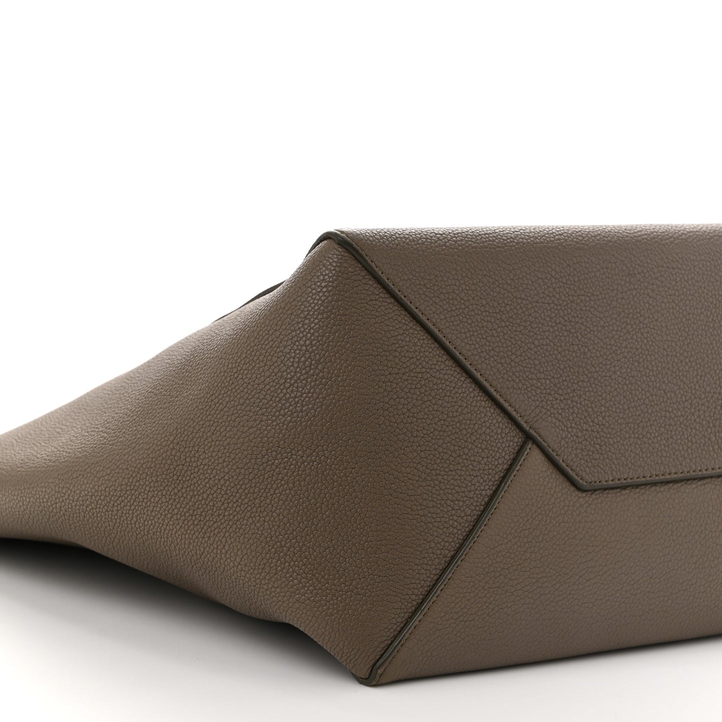 Soft Grained Calfskin Small Belt Cabas Phantom Taupe