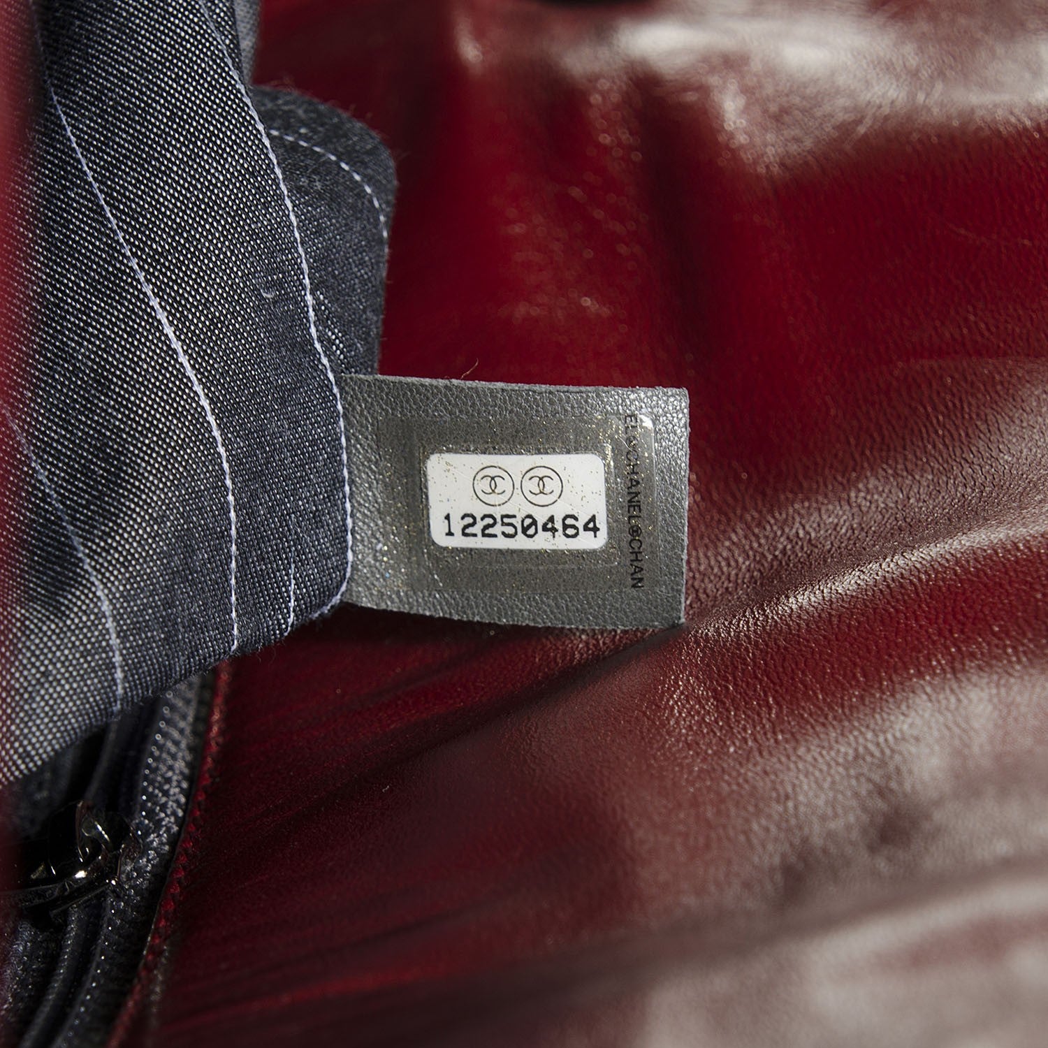 Chanel Lambskin In and Out Flap Red 7 of 7