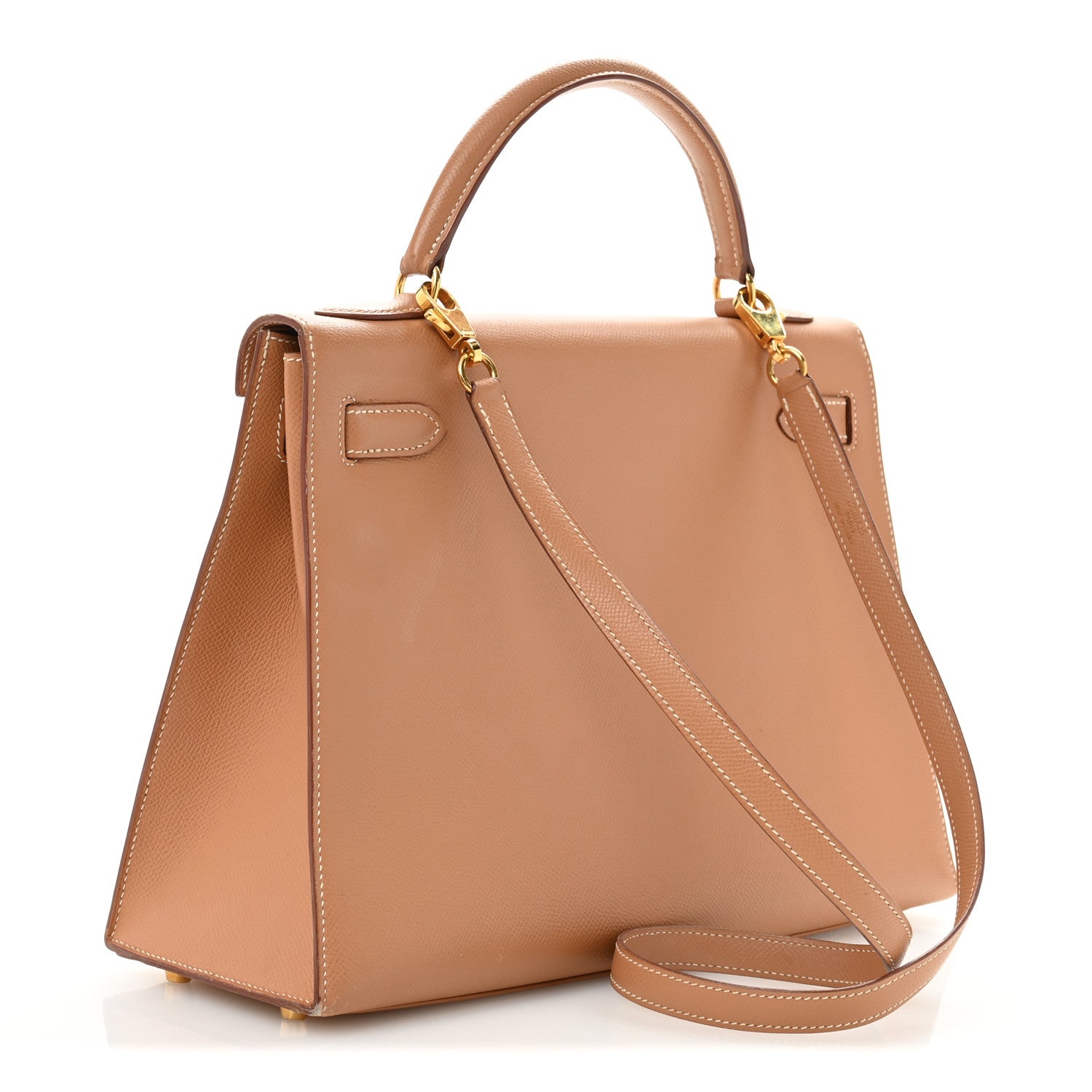 Hermes Courchevel Kelly Sellier 32 Tabac Camel 3 of 14