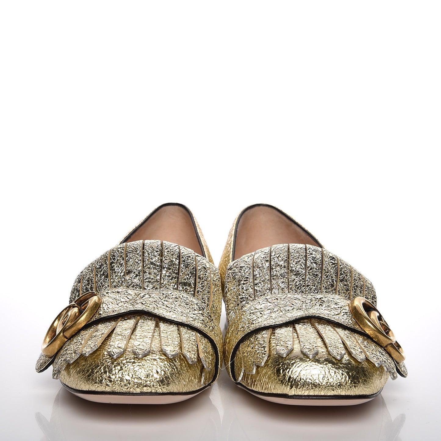 Galassia GG Marmont Fringe Flats 36.5 Platino