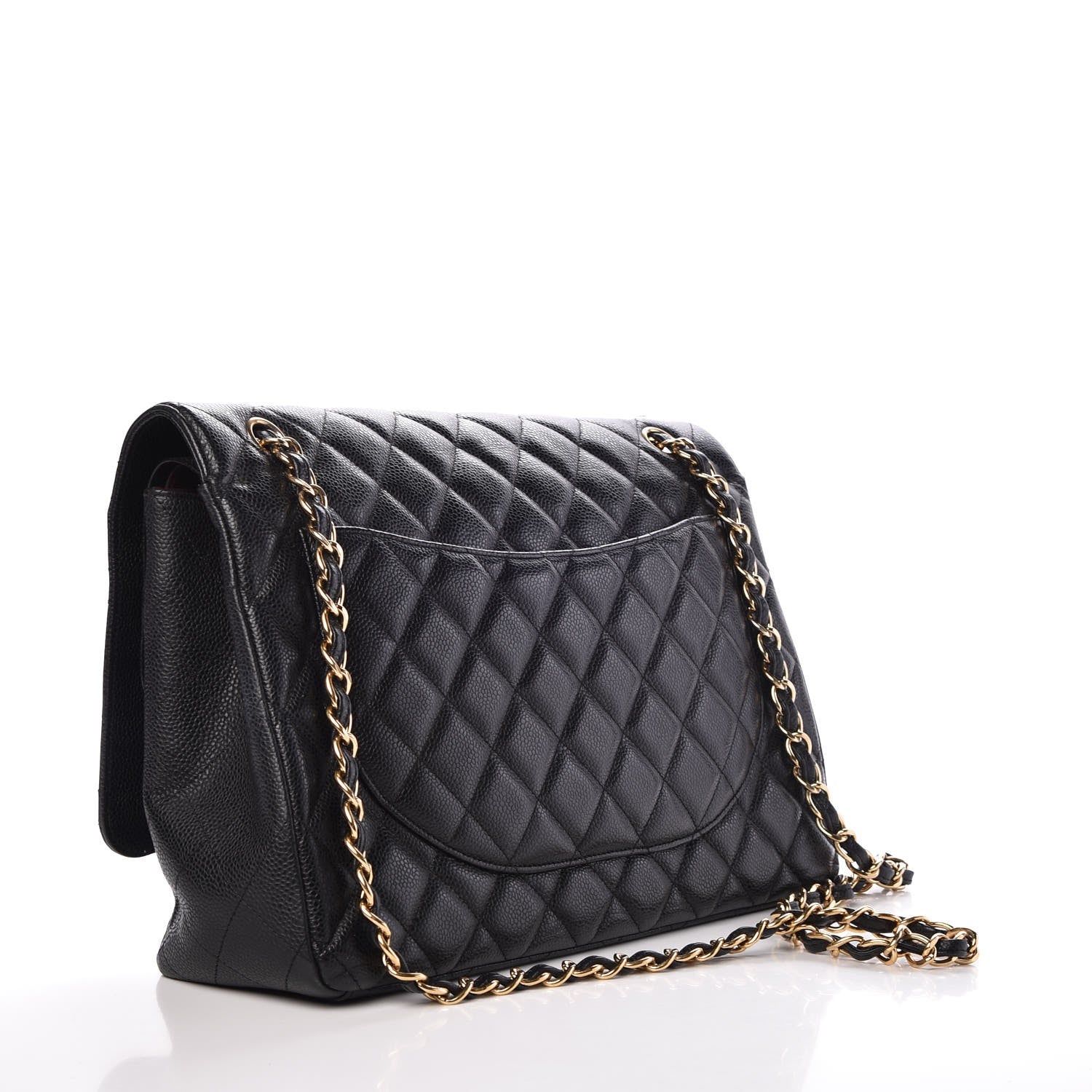 Chanel Caviar Quilted Maxi Double Flap Black 4 of 15