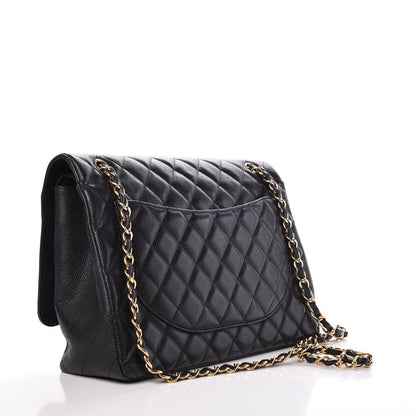 Chanel Caviar Quilted Maxi Double Flap Black 4 of 15